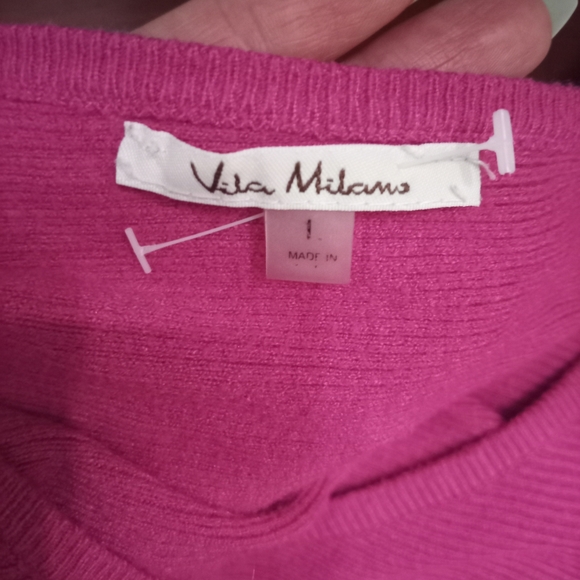 Milano Fuchsia Knit Top - Picture 2 of 2